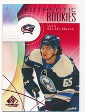 LUCA DEL BEL BELLUZ 2024-25 SP GAME USED EDITION AUTHENTIC ROOKIES RED #236 RC