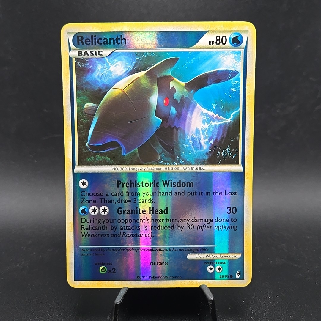 Relicanth - Reverse Holo  Pokemon TCG Call of Legends 69/95 LP