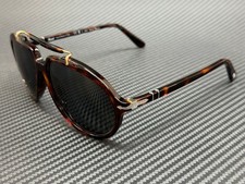 PERSOL PO0202S 24 48 Havana Brown Black Polarized 57 mm Sunglasses