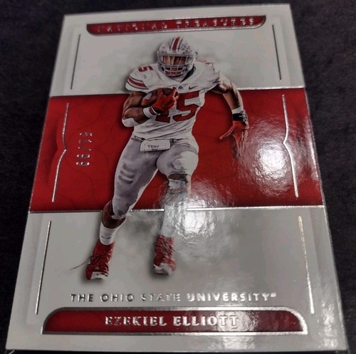 2017 Panini National Treasures College #11 Ezekiel Elliott Base /99 Ohio State