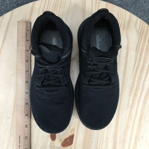 Chaussures Allbirds femme 6 M noir laine running-up mizzles hi sneakers lacets ronds - Photo 7/15
