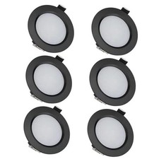 Spring-type 12 Volt Recessed Lights For Rv Boat Trailer 6 Pack Warm White