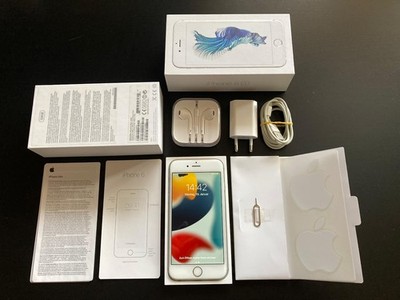 Apple iPhone 6s Silver 128GB A1688 NKQU2ZD/A iOS 15.8.5 OVP  100%