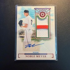 2024 Boys of Summer - Prospect Material Signatures Noble Meyer #JMS-NM Red /49