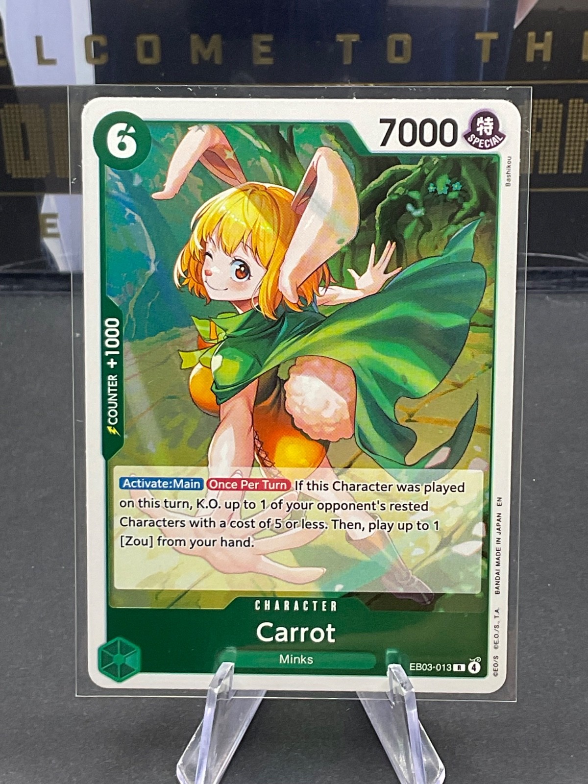 Carrot EB03-013 (R) Rare Foil Extra Booster Heroines Edition One Piece TCG
