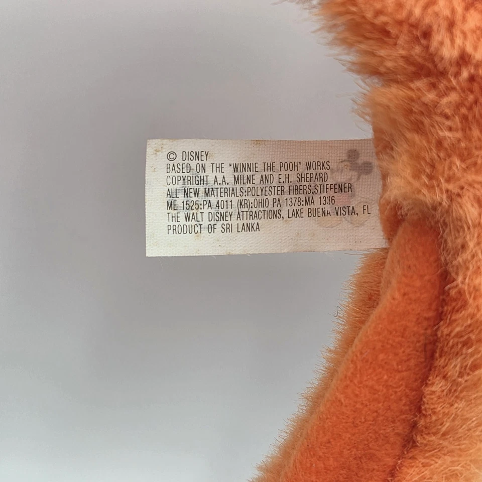 Diadema de colección Walt Disney World Tigger orejas de felpa difusas juveniles parques de Disney Foto 4 de 4