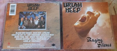 URIAH HEEP - RAGING SILENCE   1990 ENIGMA RECS 7 73574-2 FIRST PRESS