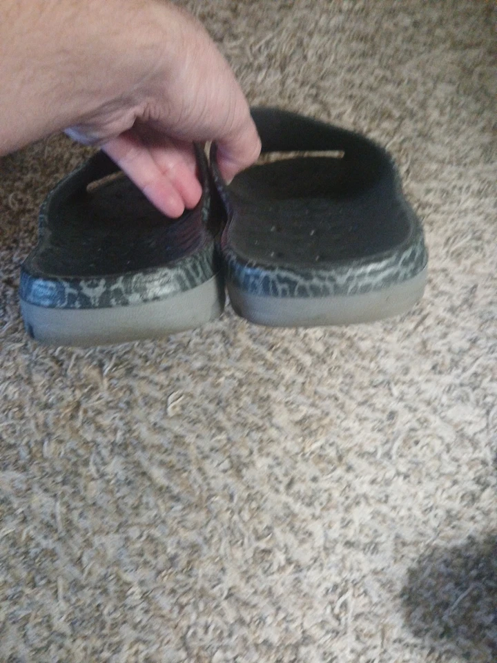 Nike Air Jordan Superfly Slides Negro Rojo Gris Para Hombre Talla 11 Foto 4 de 4