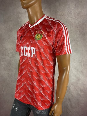 VINTAGE Soviet Union Football Shirt 1988 Adidas Home CCCP USSR