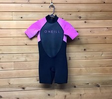 O'Neill Reactor 2mm Spring Wetsuit - Youth Girls - 10 / Black/Berry