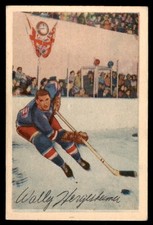 1952-53 Parkhurst EX Wally Hergesheimer #20