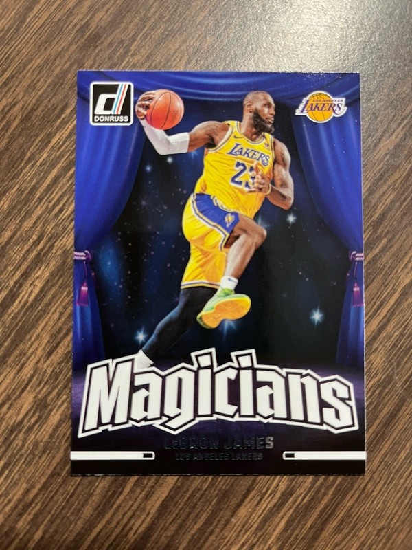 2024-25 Donruss Lebron James Magicians Insert Basketball Card #1 LA Lakers