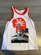 Unisex Toddler Kids STELLA MCCARTNEY Sleeveless Palm Tank Top Tshirt Size 5
