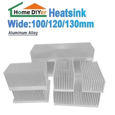 Width 100mm-130mm Aluminum Heatsink Radiator Multi-Size for CPU LED Power Router