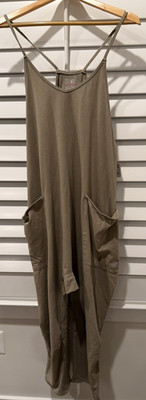 FP Movement Hot Shot Romper Medium sage stone NWT Free People