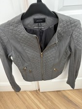 Karen Millen Leather Jacket Size 12