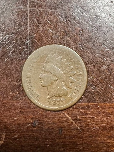 1877 INDIAN HEAD CENT KEY GOOD CONDITION