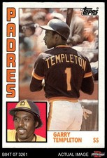 1984 Topps #615 Garry Templeton Padres 5 - EX