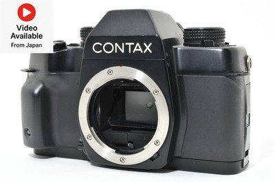 [Near MINT] Contax ST 35mm SLR Film Camera Black Body C/Y Mount Tested Japan