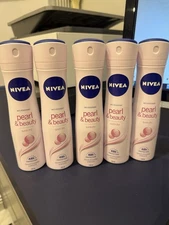 NIVEA women PEARL & BEAUTY ANTIPERSPIRANT DEODORANT SPRAY 48H 150 ml x 5