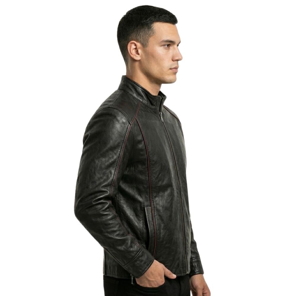 MASS EFFECT 3 - N7 COMMANDER SHEPARD STYLISH 100percent Real LEATHER JACKET image 6