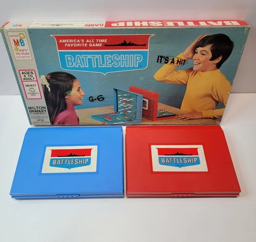 Vintage BATTLESHIP Board Game 1971 Milton Bradley 4730 Original Box COMPLETE