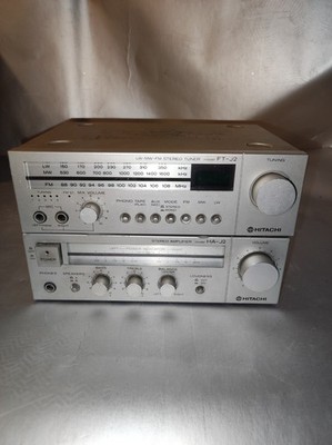 Vintage Hitachi HA-J2 + FT-J2 Mini HiFi Anlage   voll funktionsfähig!