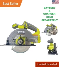 Cordless Circular Saw 18V 5-1/2 Inch Speed Bevel Cut Wood Tool