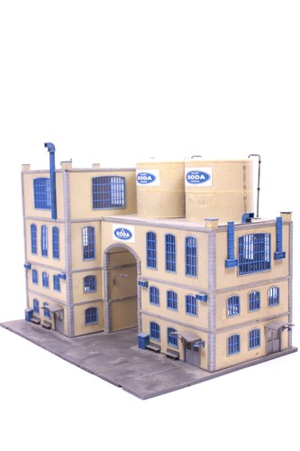 PIKO 61139 Sodafabrik Stassfurt edificio de fábrica edificio de modelismo ferroviario 1:87 escala H0 | Zustand: Gebraucht