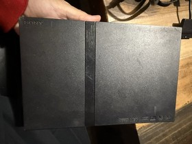 Sony PS2 PlayStation 2 Slim Console Tested  W/ Controllers And Memory Card