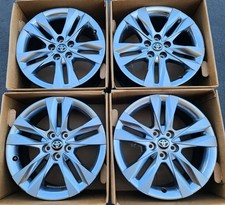 18 Toyota Sienna Platinum Clad Wheels Rims Factory Oem 75283 4260d-08020 18 Toyota Sienna Platinum Clad Wheels Rims Factory Oem 75283 4260d-08020