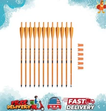 Crossbow Bolts 20inch Fluorescence Color Carbon Crossbow Hunting Arrows with