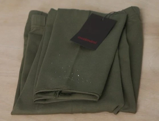 12Ans LEGGINGS 7/8° fin NEUF avec étiquette CATIMINI couleur "kiwi " ( kaki) - Photo 4/4