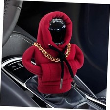Gear Shift Hoodie,Car Gear Shift Cover,Funny Shift Knob Cover,Universal Fit Red