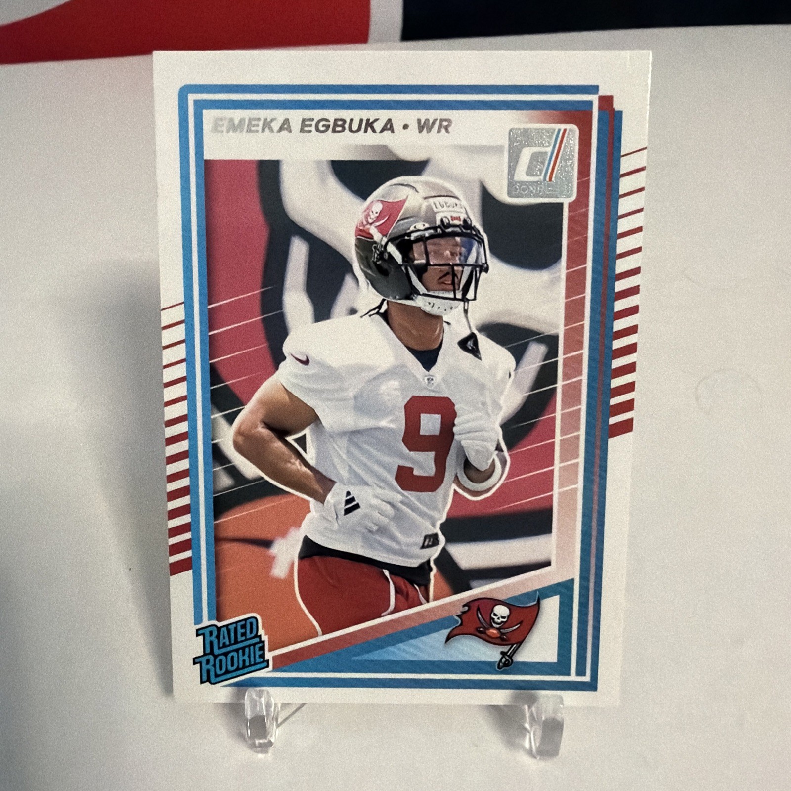 2025 Panini Donruss Rated Rookie - Emeka Egbuka #375 TB Buccaneers