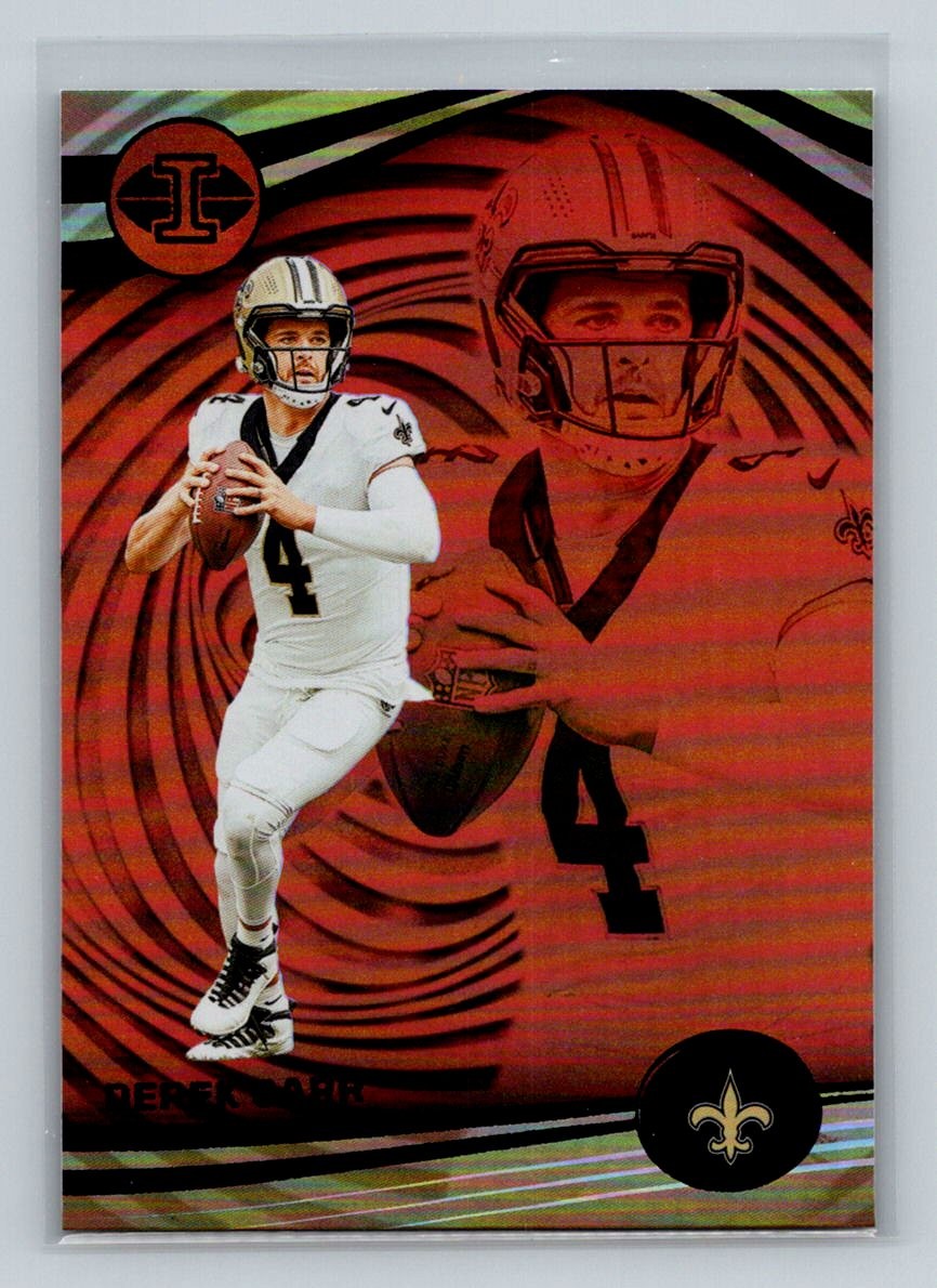 Derek Carr 2023 Panini Illusions #78 Orange Trophy Collection