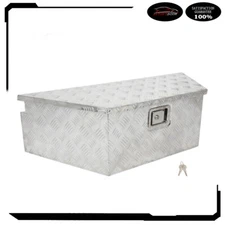 Aluminum Trailer Tongue Tool Box 39"X16.5"X12" Pickup Truck Bed Storage Toolbox