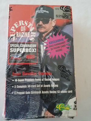 Superstars of Racing Classic Superbox 10 Images 50 Card set ASSET Racing SEALED