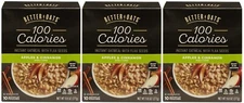 Better Oats 100 Calorie Apple Cinnamon Instant Oatmeal, 10 Count (3 Boxes)