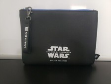 Star Wars The Rise Of Skywalker Coin Purse Pouch Bag  Black Wristlet Strap Read