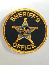 Ohio Sheriff Office Patch Round Star OH County Law Enforcement