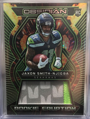 2023 Panini Obsidian Football Jaxon Smith-Njigba Rookie Eruption Patch #’d 8/25 - Picture 1 of 2