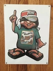 Primo Beer Shaka Menehune Hawaii Brewery Vintage Surf Surfing Poster Metal Sign