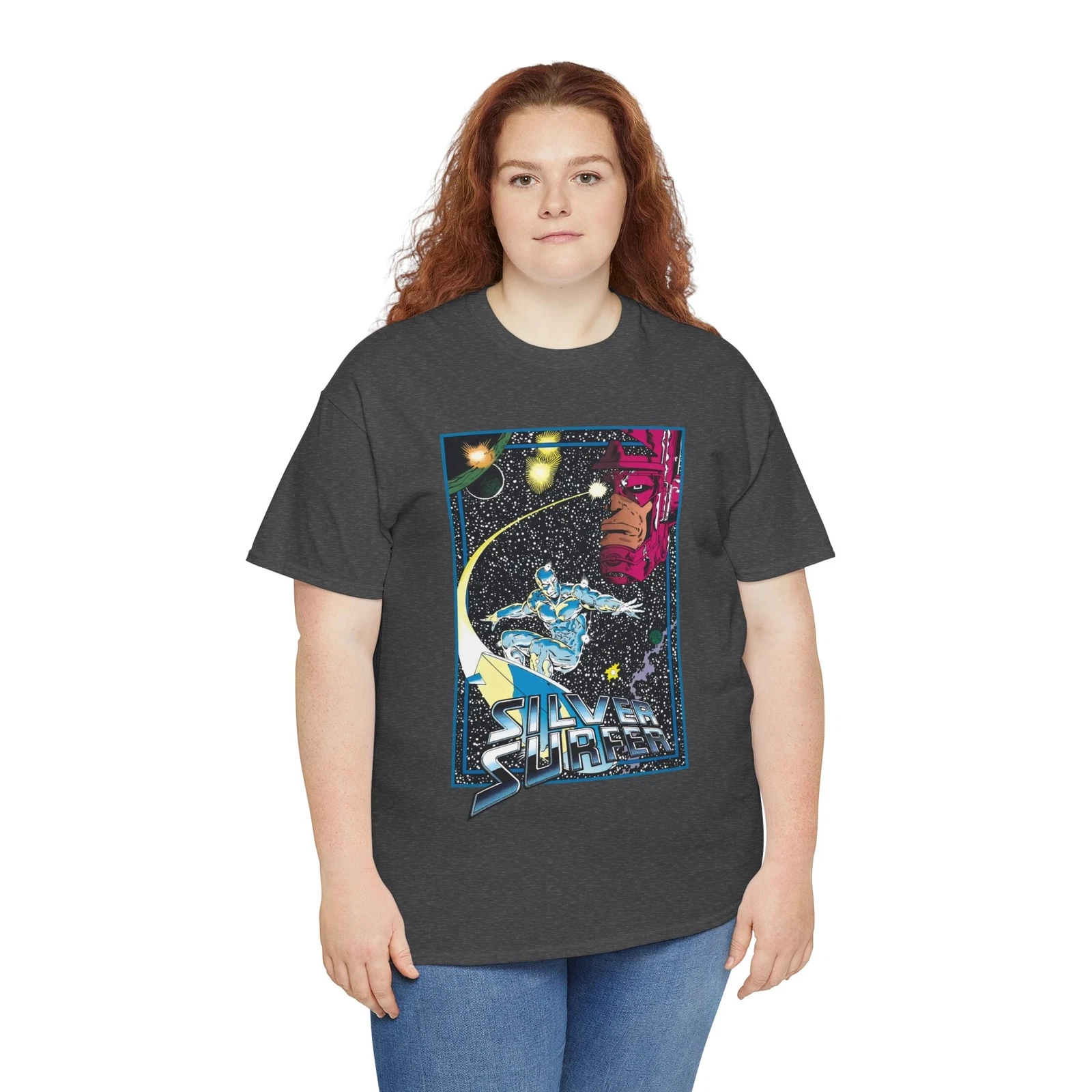 Silver Surfer T-Shirt - Marvel Comics - Ron Lim Art - Galactus - Norrin Radd