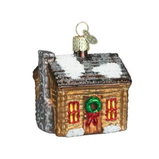 Old World Christmas - Log Cabin Ornament  - 20015