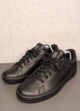 Men's K-Swiss Black Leather Lace Up Comfortable Trainers Sneakers UK 8 EU 42