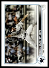 2022 Topps #471 Sean Guenther Rookie Miami Marlins