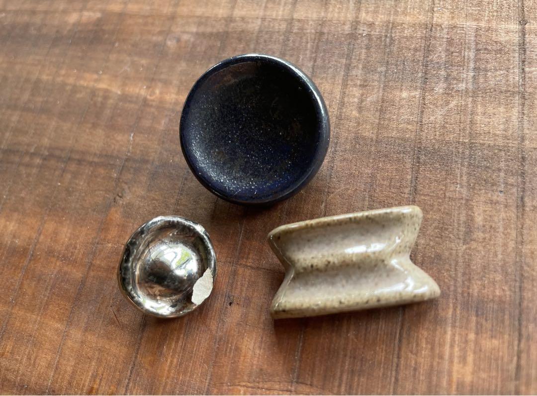 BIMINI Lucie Rie Ceramic Button Set of 3 1945-47 Made in BIMINI Lucie Rie Ceramic Button Set of 3 1945-47 Made in