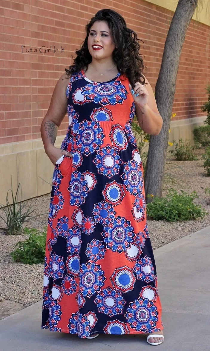 plus size boho maxi dresses