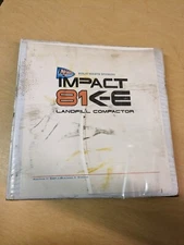 Al-jon Impact 81K-E Landfill Compactor Operation & Service Manual